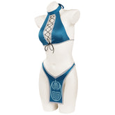 Mortal Kombat Kitada Bikini Swimsuit Cosplay Costume Sexy Swimwear Outfits Halloween Carnival Suit